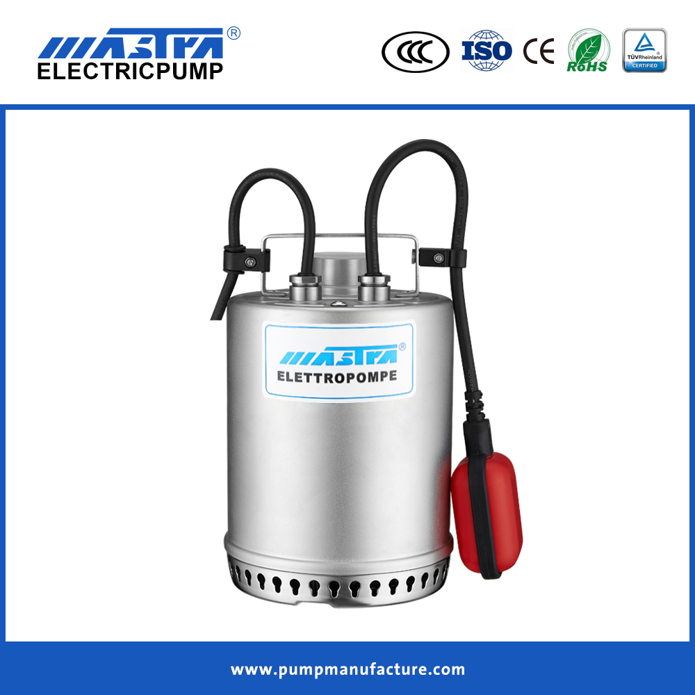 Mastra Full Stainless Steel Electric Drainage Pumps for Garden Pond Submersible Sewage Pump